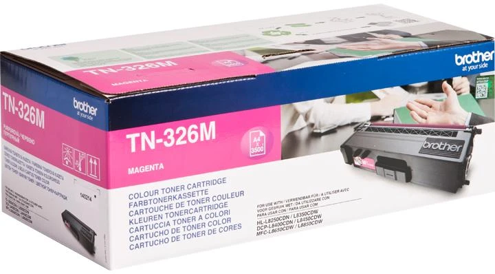 BROTHER TN-326M TONER HIGH MAGENTA 3500P
