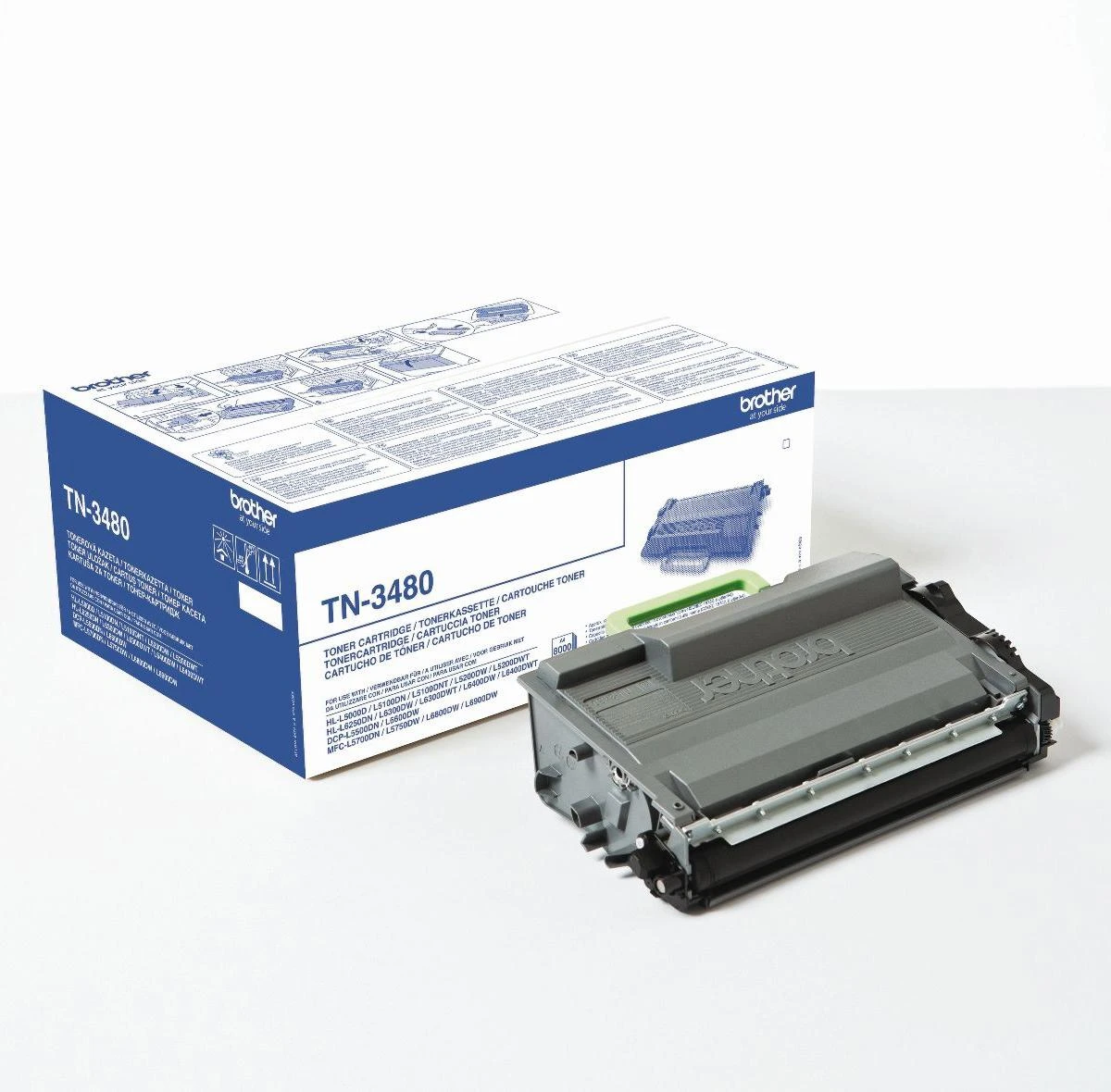 BROTHER TN-3480 TONERIS Juodas 8000P