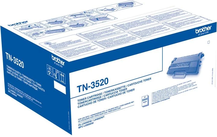 BROTHER TN-3520 TONERIS Juodas 20000P