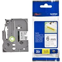 Brother | TZe-S211 Strong Adhesive Laminated Tape | Juodas on Baltas | TZe | 8 m | 6 cm