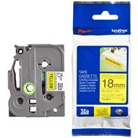 Brother | TZe-S641 Strong Adhesive Laminated Tape | Juodas on Geltona | TZe | 8 m | 1.8 cm