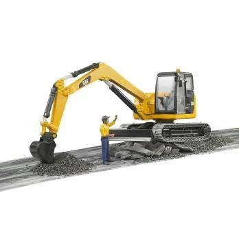 Bruder Minikoparka CAT BR-02466 geltona