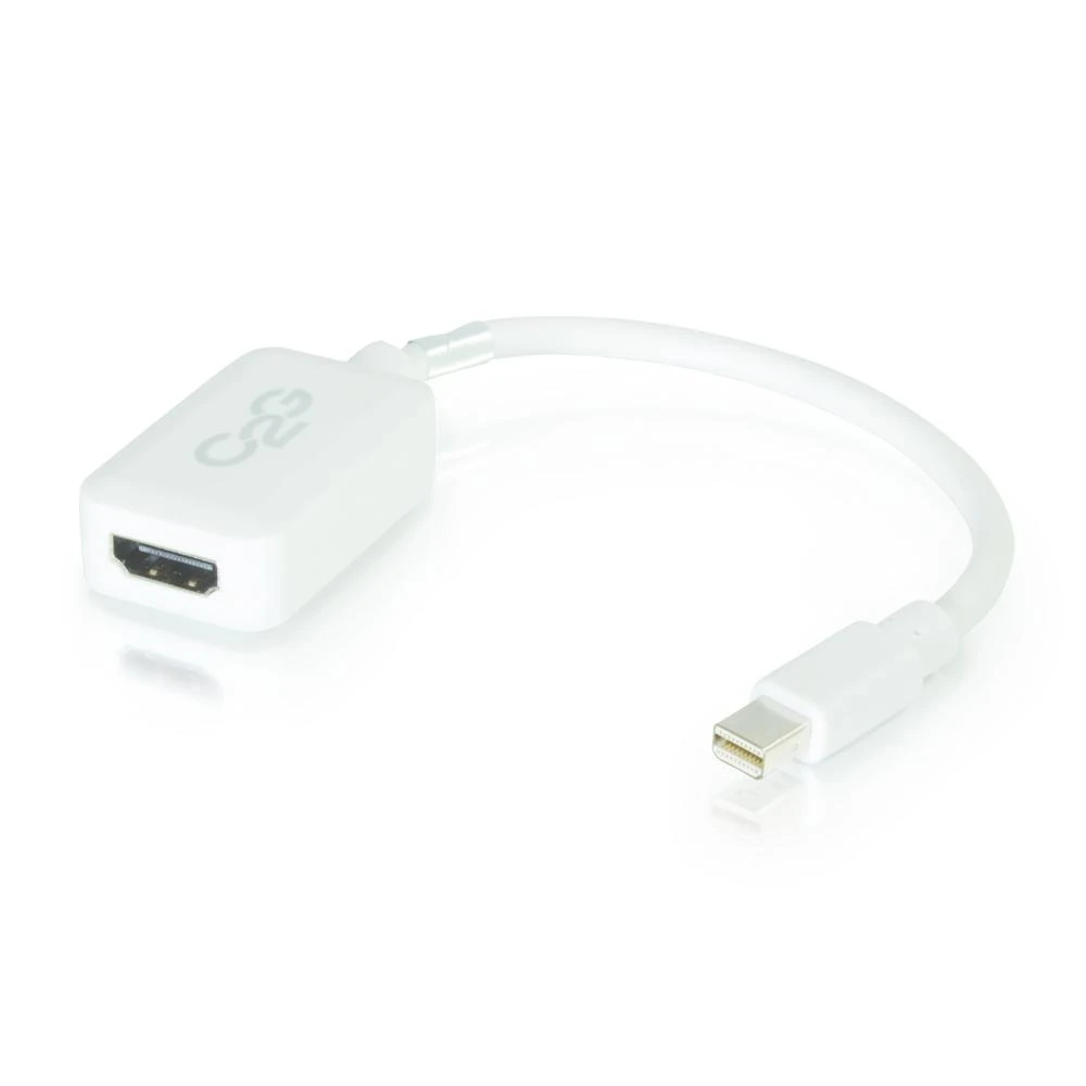 Mini DisplayPort į HDMI adapteris balta jungtis