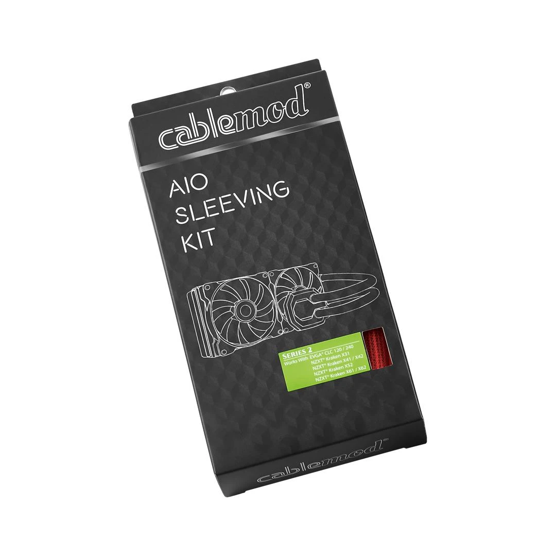 CableMod AIO Series 2 įpakavimas suderinamumo aprašymu