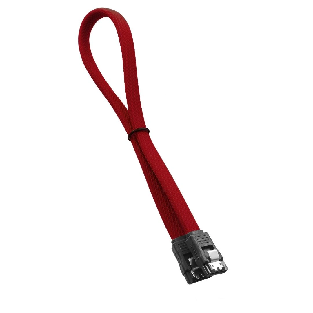 „CableMod ModMesh SATA 3“ kabelis, 30 cm, raudonas