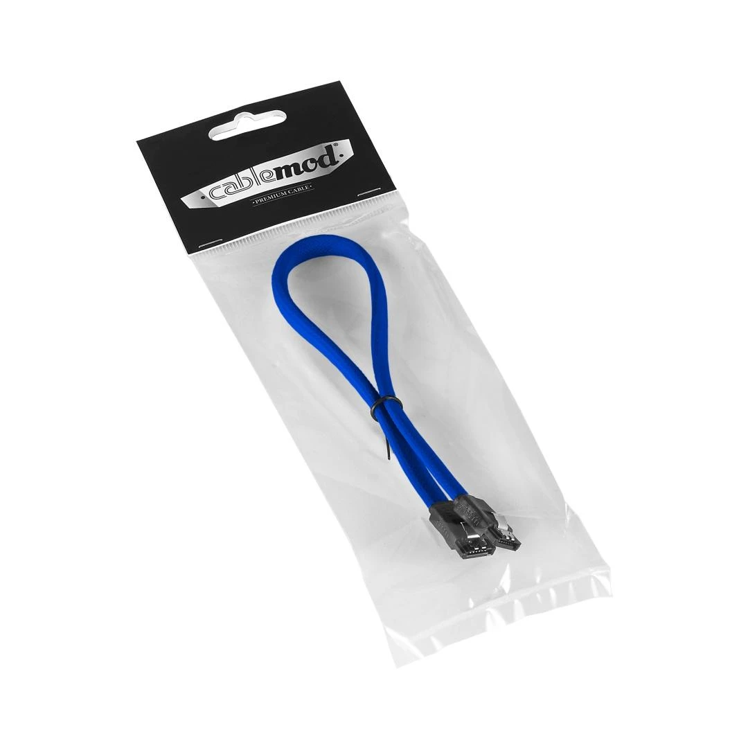 CableMod ModMesh SATA 3 Cable 30cm – mėlynas