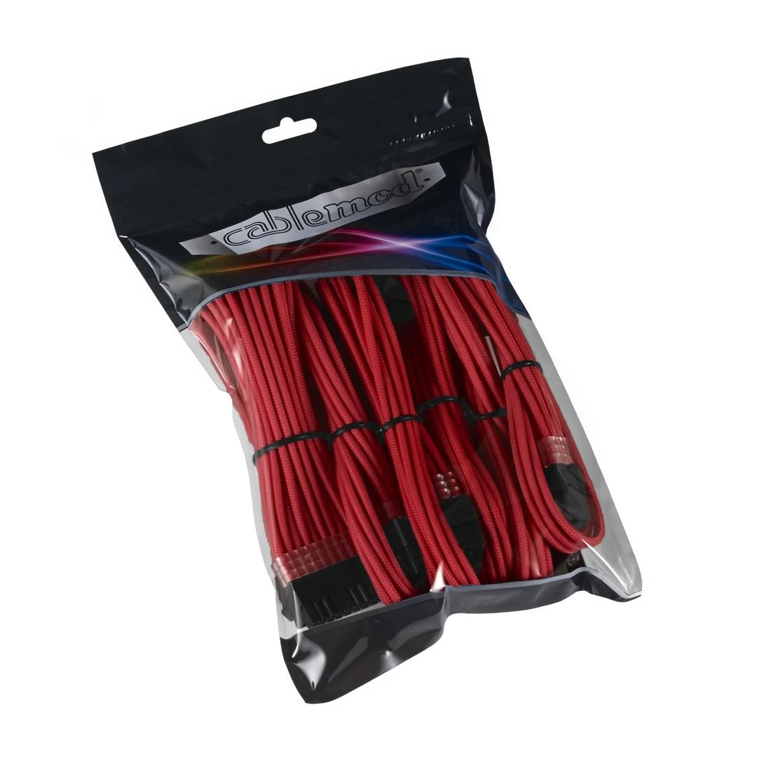 CableMod PRO ModMesh Cable Extension Kit – raudonos spalvos