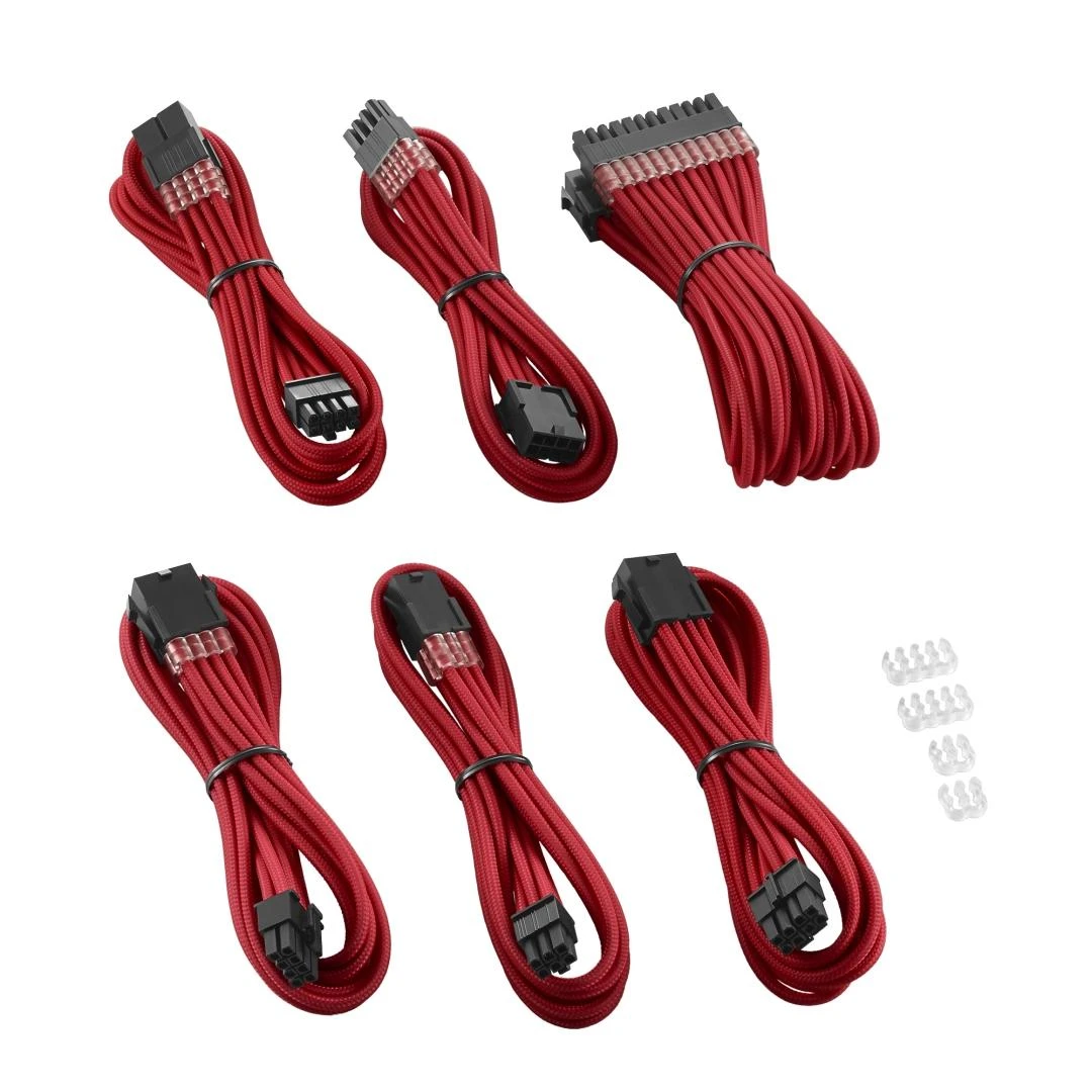 CableMod PRO ModMesh Cable Extension Kit – raudonos spalvos