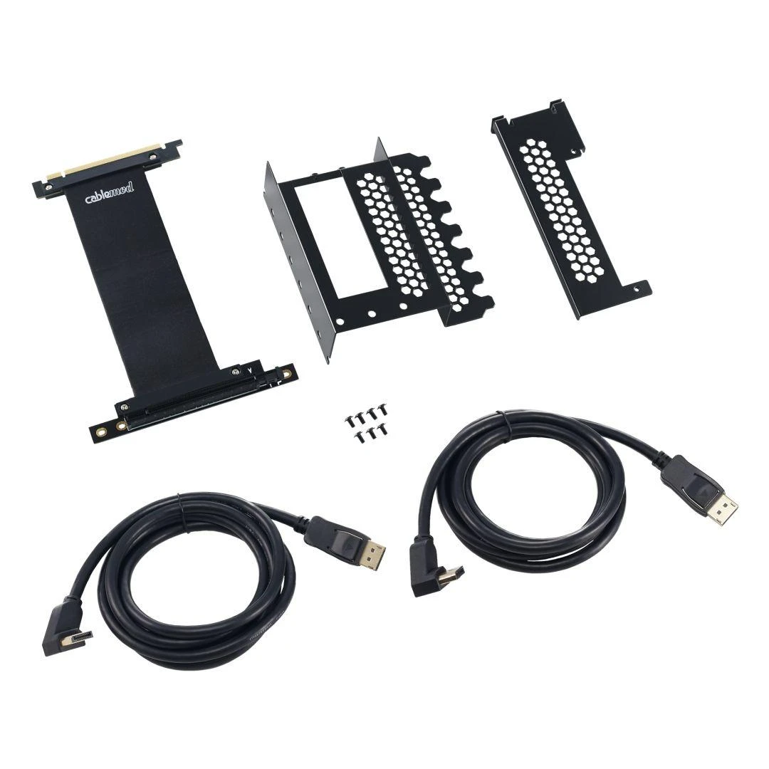 CableMod vertikalaus montavimo komplektas su DisplayPort laidais