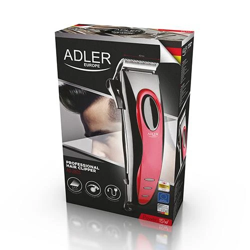Adler AD 2825 plaukų kirpimo mašinėlės pakuotė