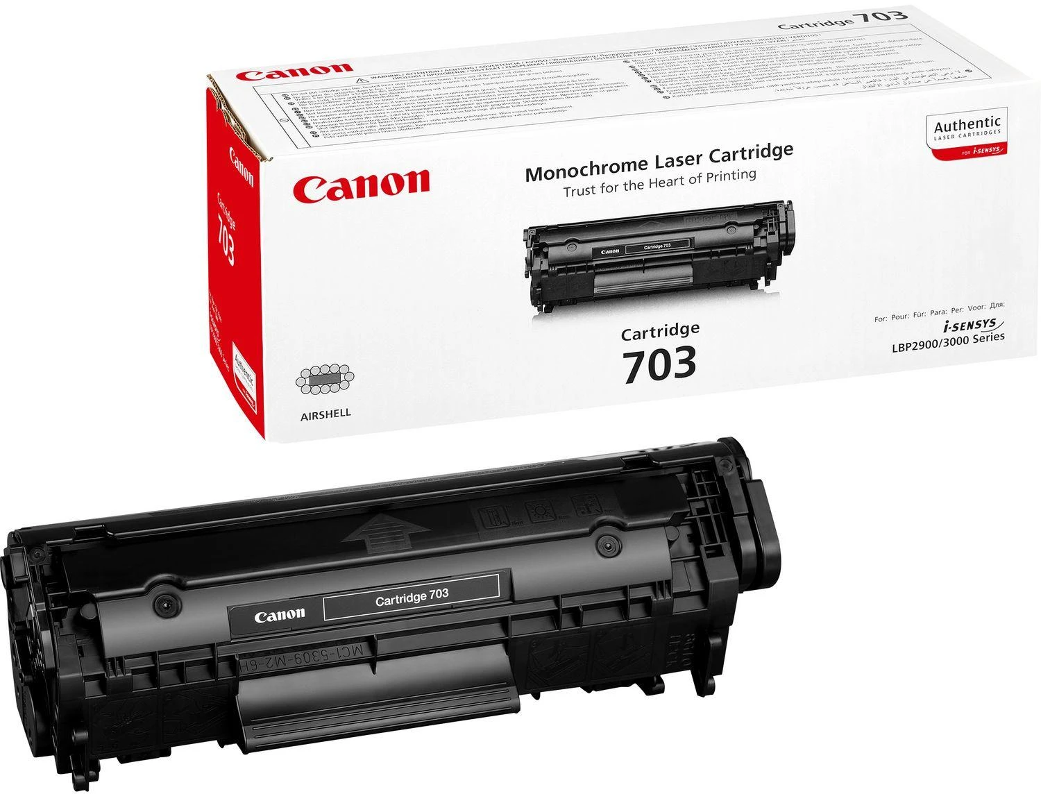 Canon CRG 703 (7616A005) juoda kasetė