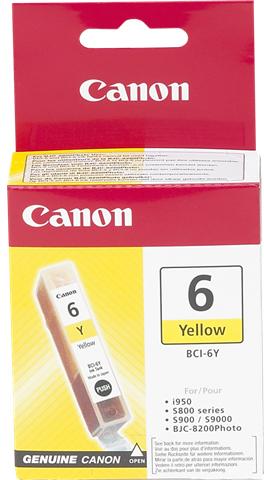 Canon BCI-6Y rašalo kasetė, geltona