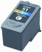 CANON CL-51 spausdinimo galvutė su 21 ml spalvotu rašalu, skirta Pixma MP150 170 450