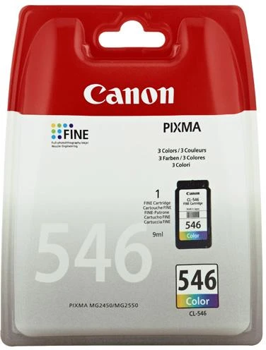 CANON 1LB CL-546XL spalvoto rašalo kasetė didelės talpos 13 ml 300 puslapių 1 pak.