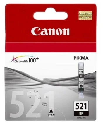 Canon CLI-521Bk ink cartridge, juodas