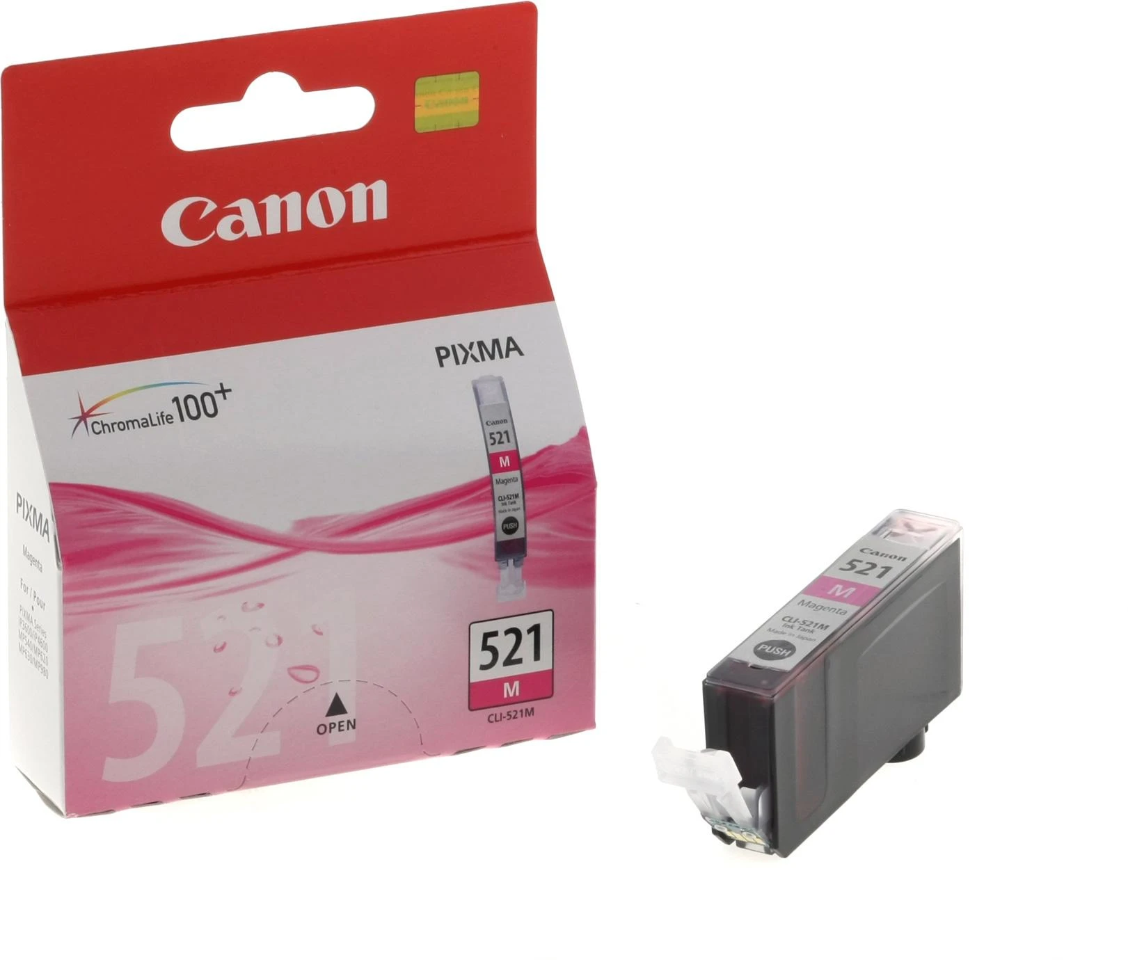 CANON CLI-521M rausvos spalvos rašalinė