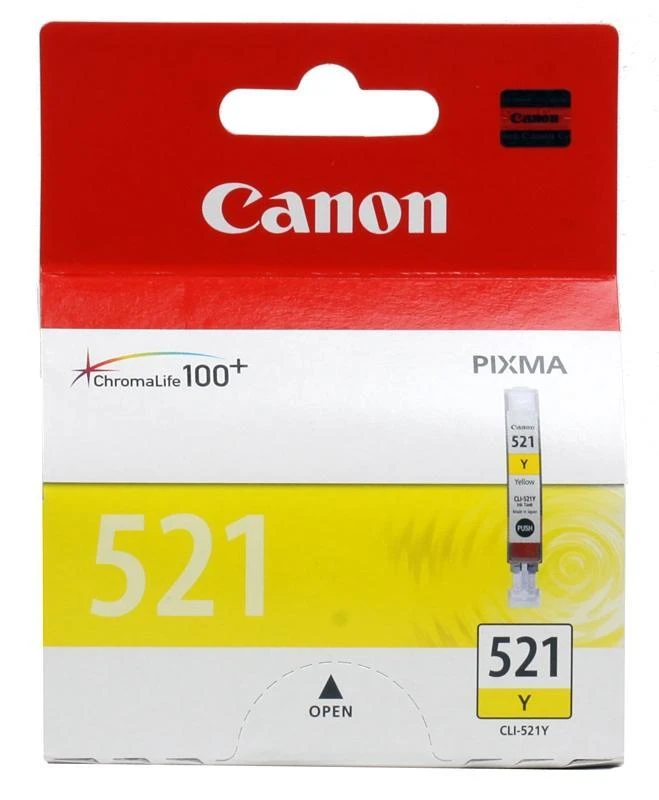 CANON CLI-521Y geltonos spalvos rašalinė