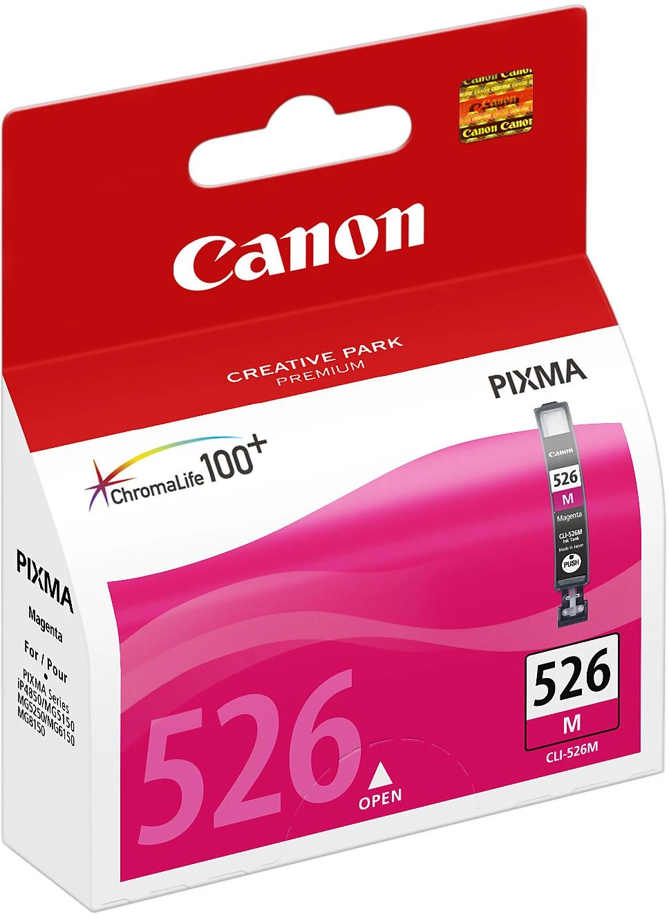 CANON CLI-526M rausvos spalvos rašalinė