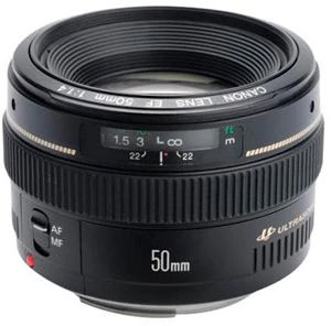 Objektyvas Canon EF 50mm 1:1,4 USM SLR Standartiniai objektyvai Juoda