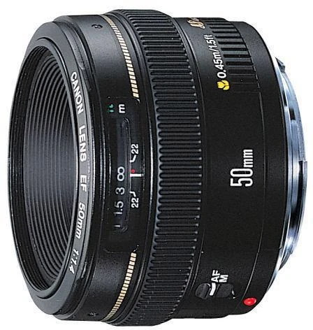 Objektyvas Canon EF 50mm 1:1,4 USM SLR Standartiniai objektyvai Juoda