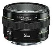 Objektyvas Canon EF 50mm 1:1,4 USM SLR Standartiniai objektyvai Juoda