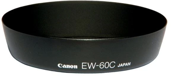 Objektyvas Canon EW-60C objektyvo gaubtas Juoda