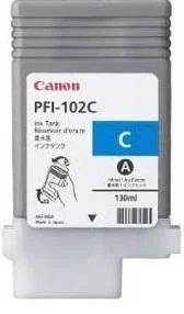 Rašalas Canon PFI102C cyan dye | 130ml |LP17/ LP24/ iPF500/ iPF6X0/iPF7X0