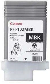 Rašalas Canon PFI102MB matte juodas pigment | 130ml | LP17/LP24/iPF500/iPF6XX