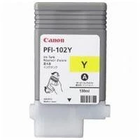 Rašalas Canon PFI102Y yellow dye | 130ml | LP17/LP24/iPF500/iPF6X0/iPF7X0