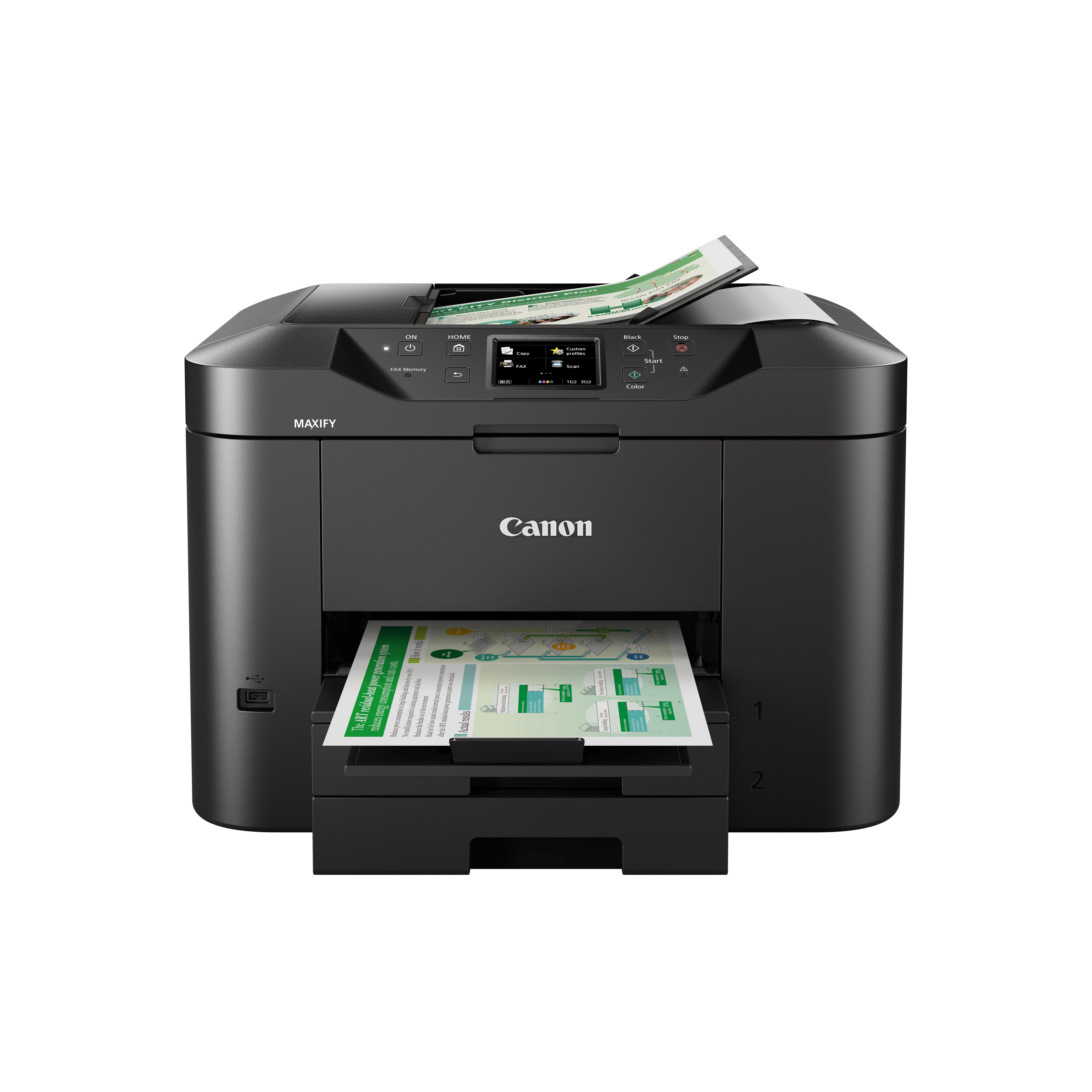 Spausdintuvas Canon MAXIFY MB2750 | Inkjet | Spalvotas | All-in-one | A4 | Wi-Fi | Juodas