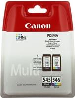 Canon PG-545XL/CL546XL rašalo kasetės, + GP501 10x15 foto popierius