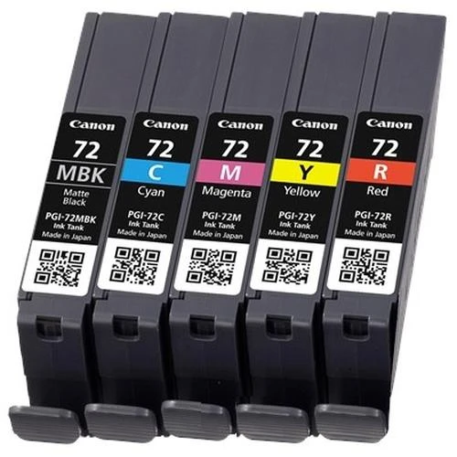 CANON PGI-72 MBK/C/M/Y/R Multi Pack, skirtas PIXMA-PRO 10
