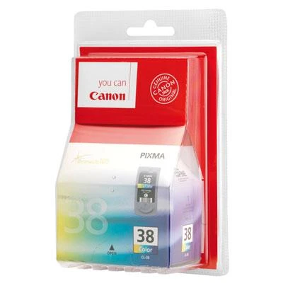 CANON CL-38 rašalo spausdinimo galvutė, spalvota, 9 ml, skirta PIXMA iP2500, 207 puslapiai