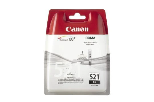 Canon CLI-521Bk ink cartridge, juodas