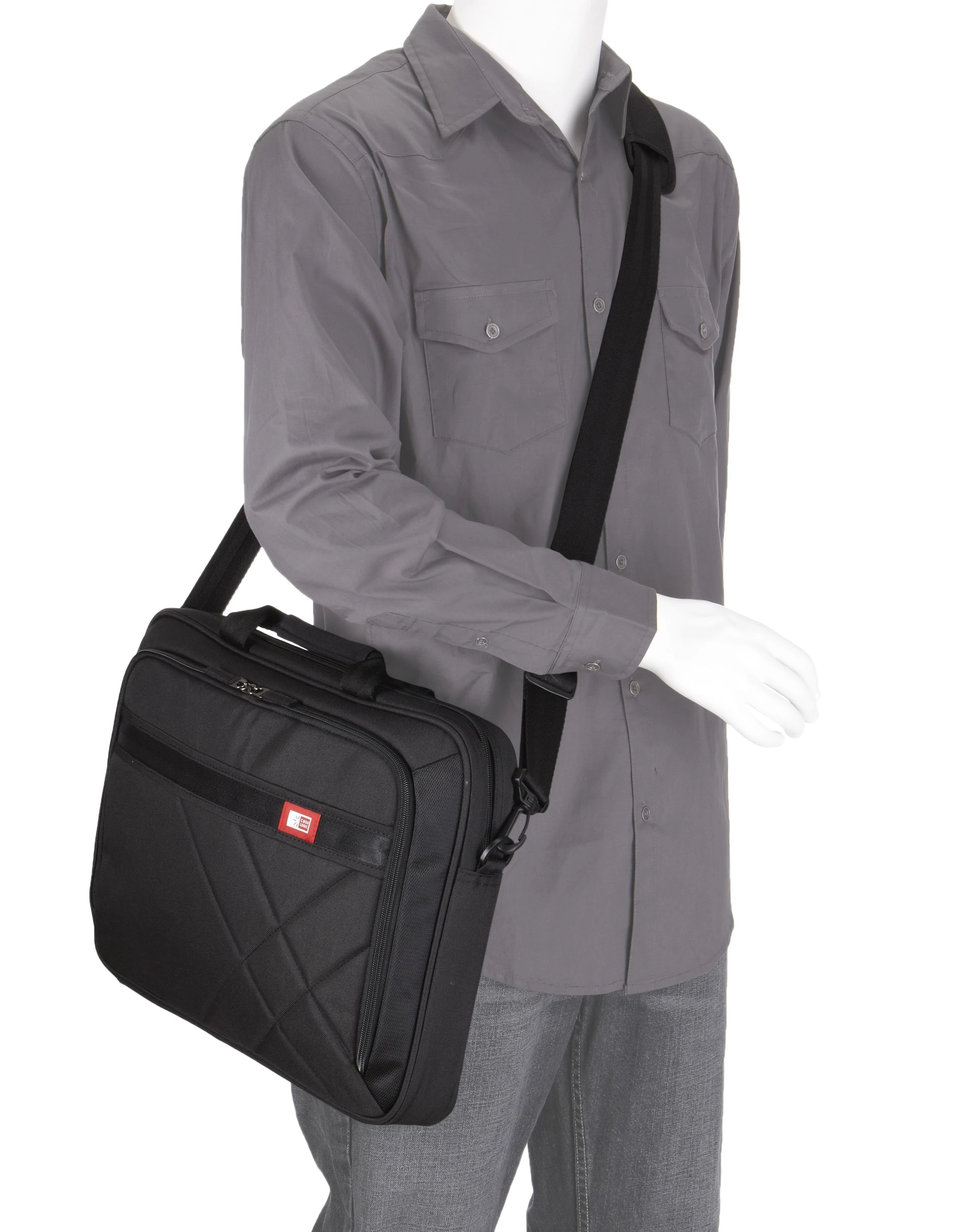 Case Logic DLC-117 Juodas kompiuterio dėklas 43,9 cm (17.3") Pasiuntinio krepšys Juoda