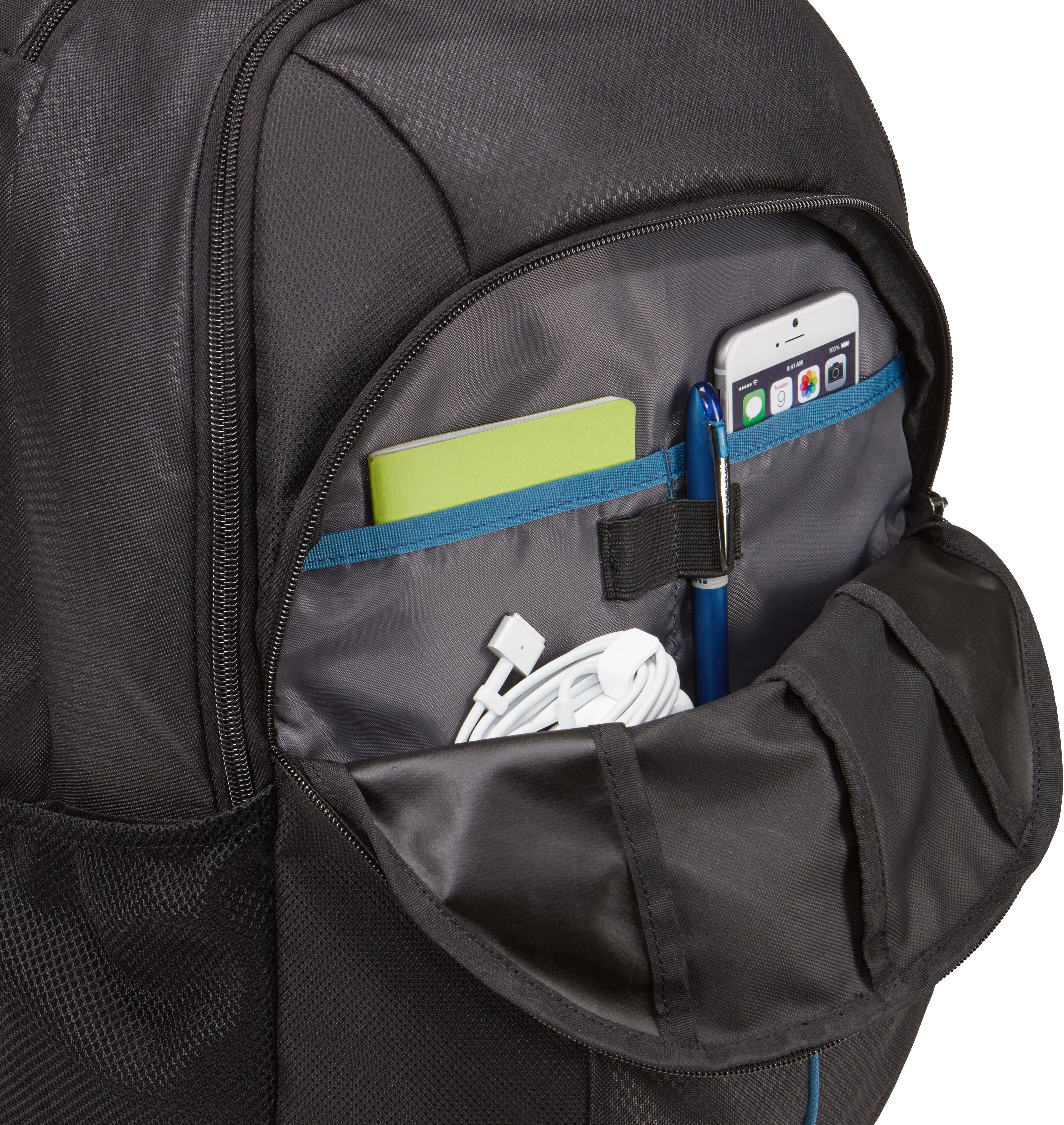 Case Logic PREV217BLK/MID Tinka iki 17.3 ", Juodas, Backpack