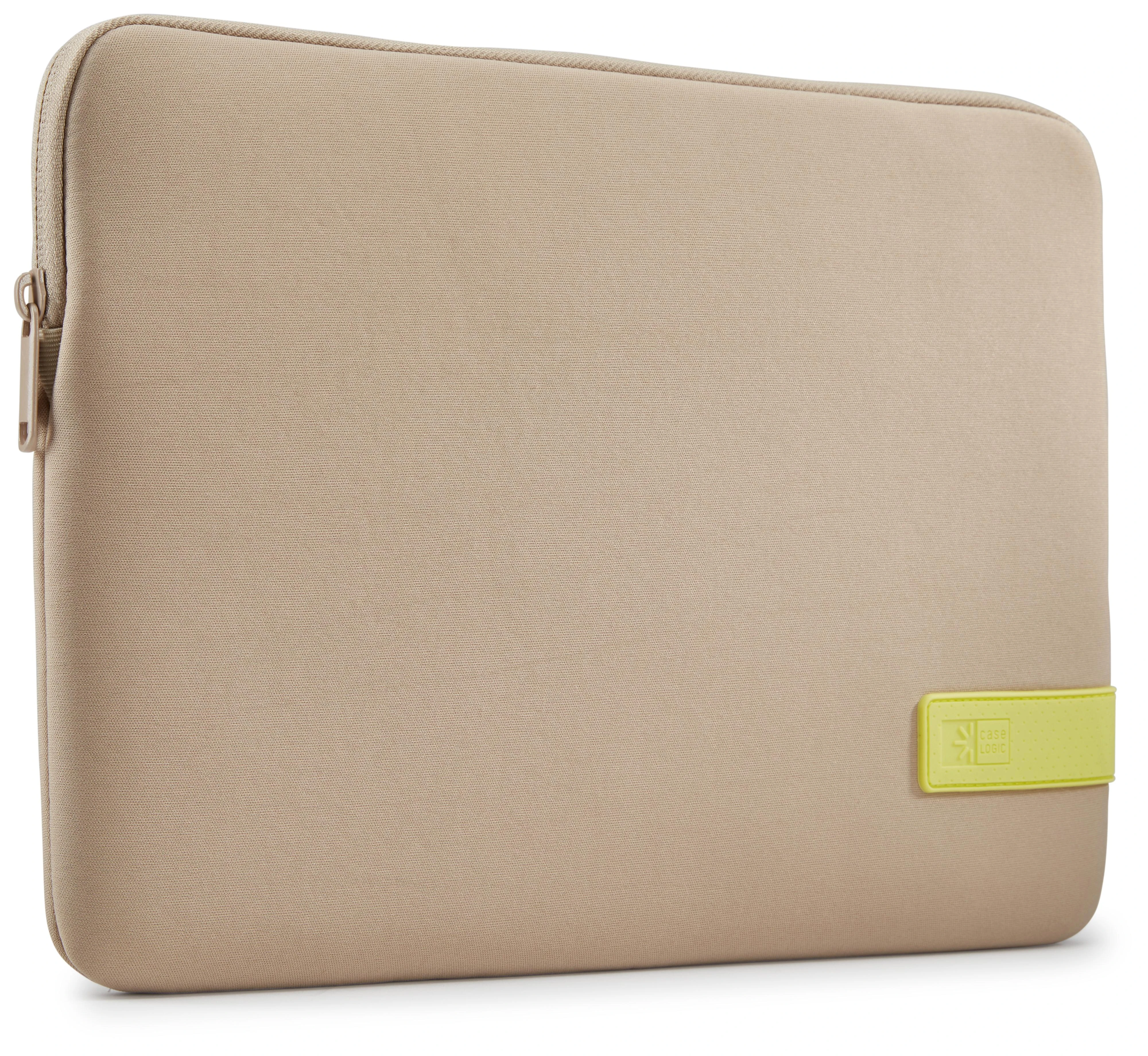 Case Logic 4689 Reflect Nešiojamas kompiuteris dėklas 13.3 REFPC-113 Plaza Taupe/Sun-Lime