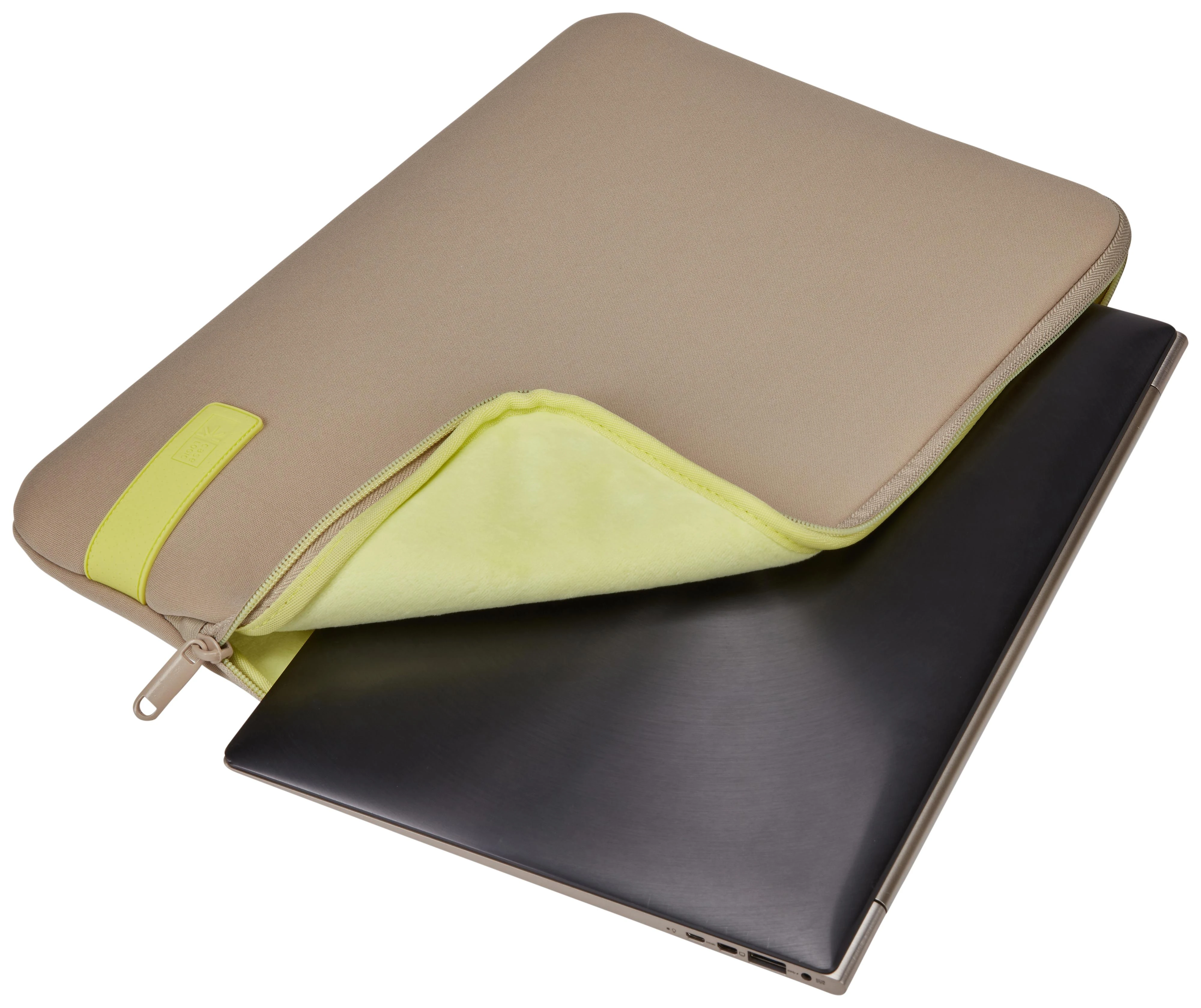 Case Logic 4694 Reflect Nešiojamas kompiuteris dėklas 14 REFPC-114 Plaza Taupe/Sun-Lime
