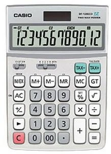 Casio DF-120ECO, stalinis, ekranas, 12 skaitmenų