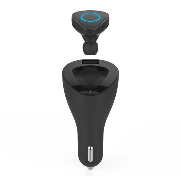 CELLY BLUETOOTH HEADSET + CAR CHARGER Juodas