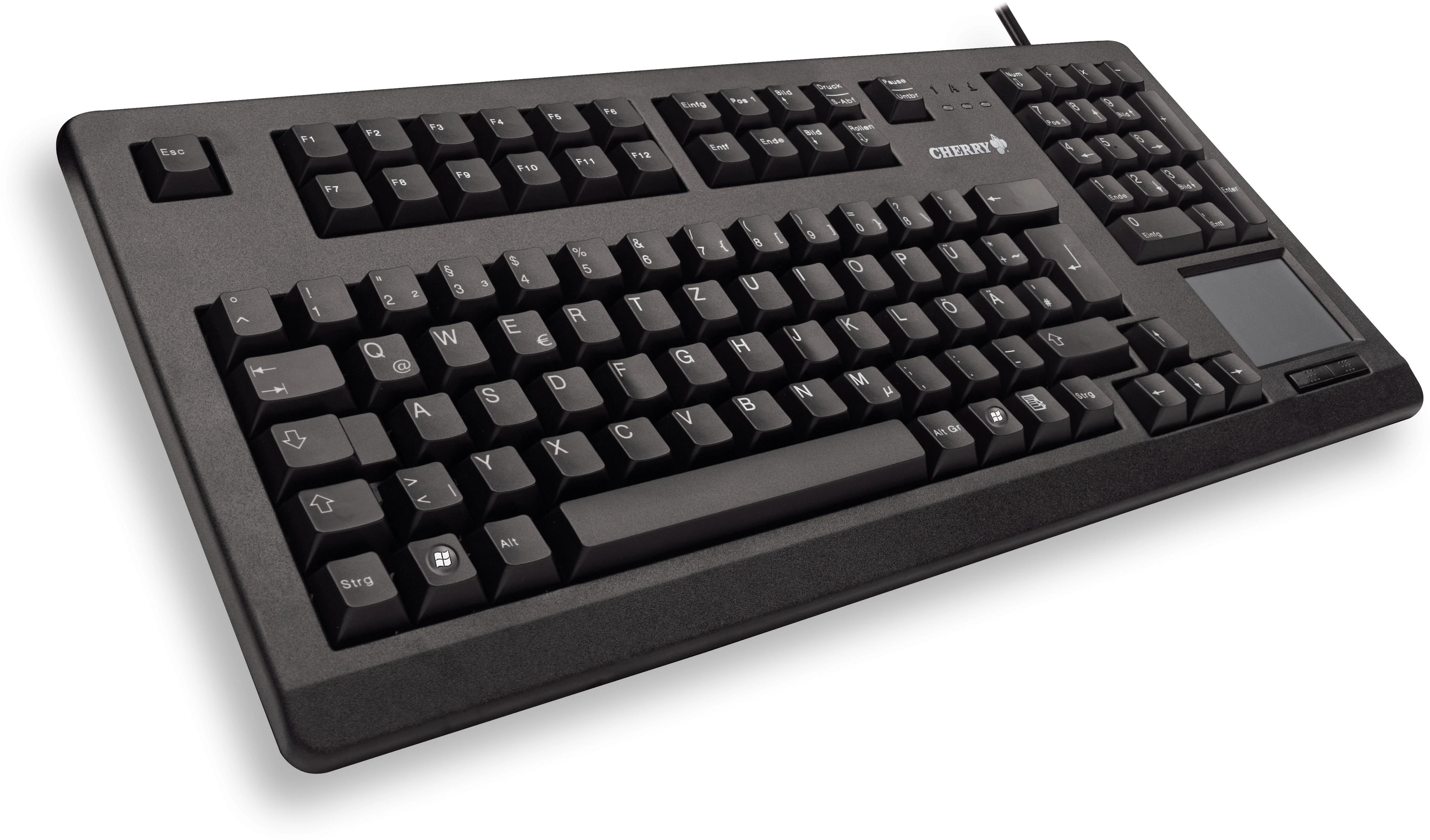Cherry Klaviatūra G80-11900 Touchpad [DE] Juodas