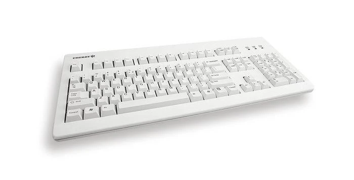 Klaviatūra CHERRY G80-3000 MX mėlyni jungikliai, DE-išdėstymas, hellgrau