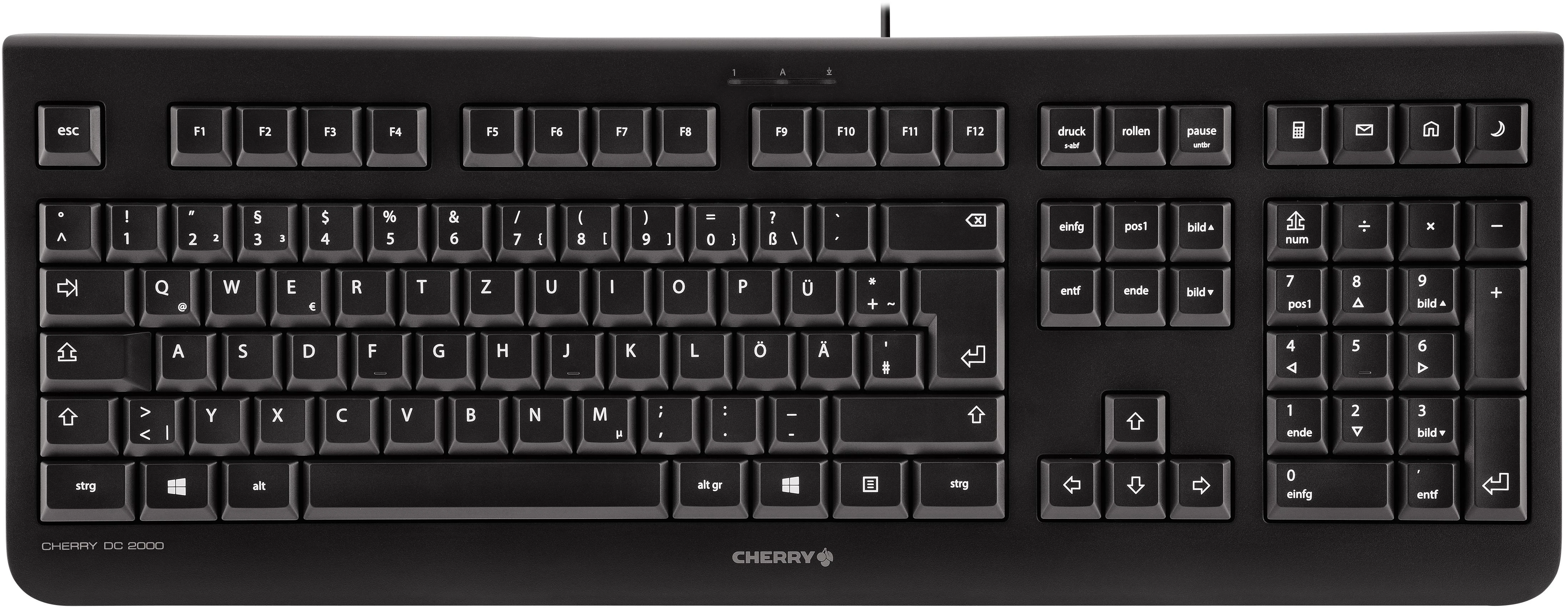 Klaviatūra CHERRY DC 2000 FRANCE/Juodas