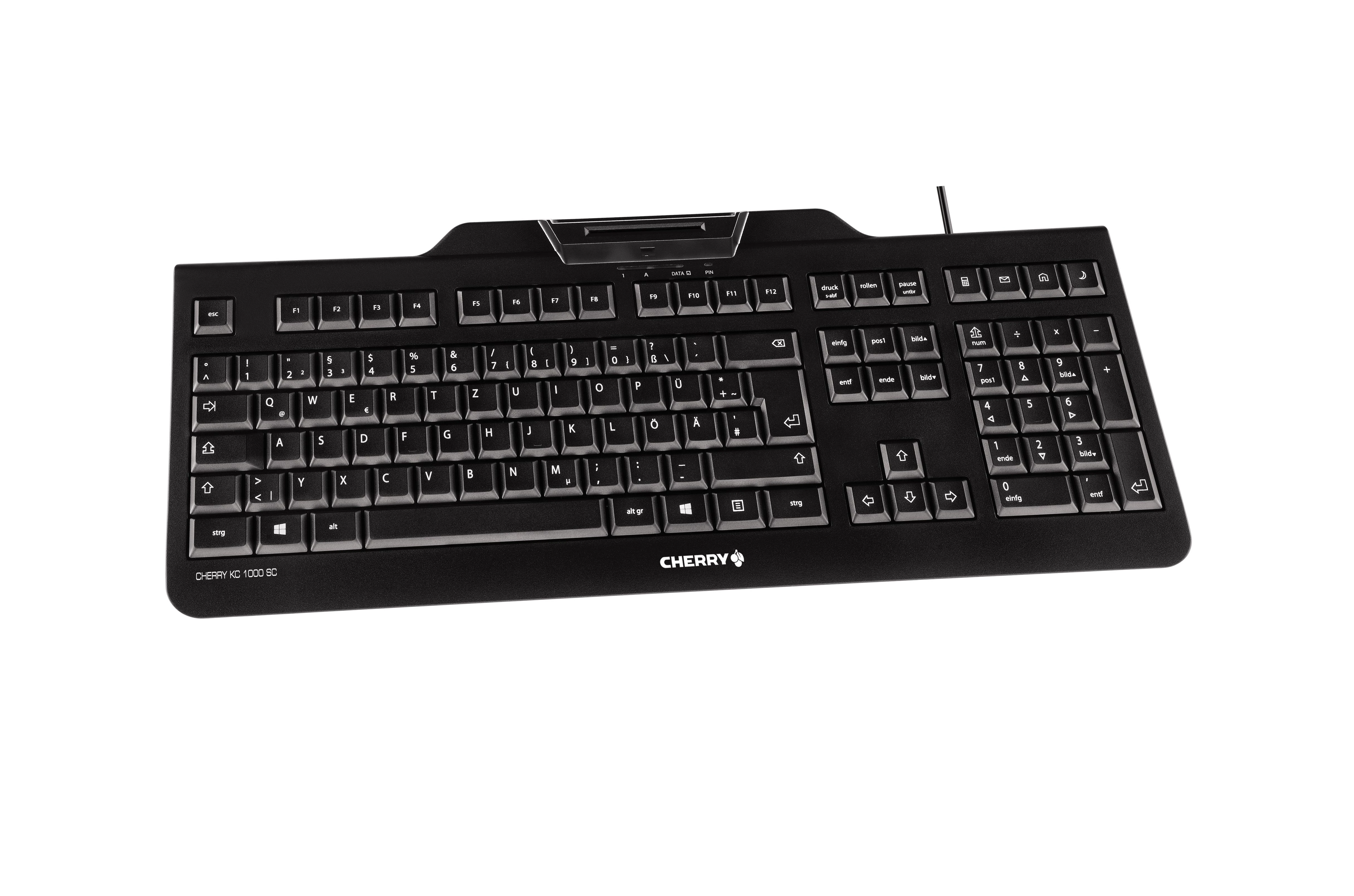Klaviatūra CHERRY KC 1000 SC UK-ENGLISH -