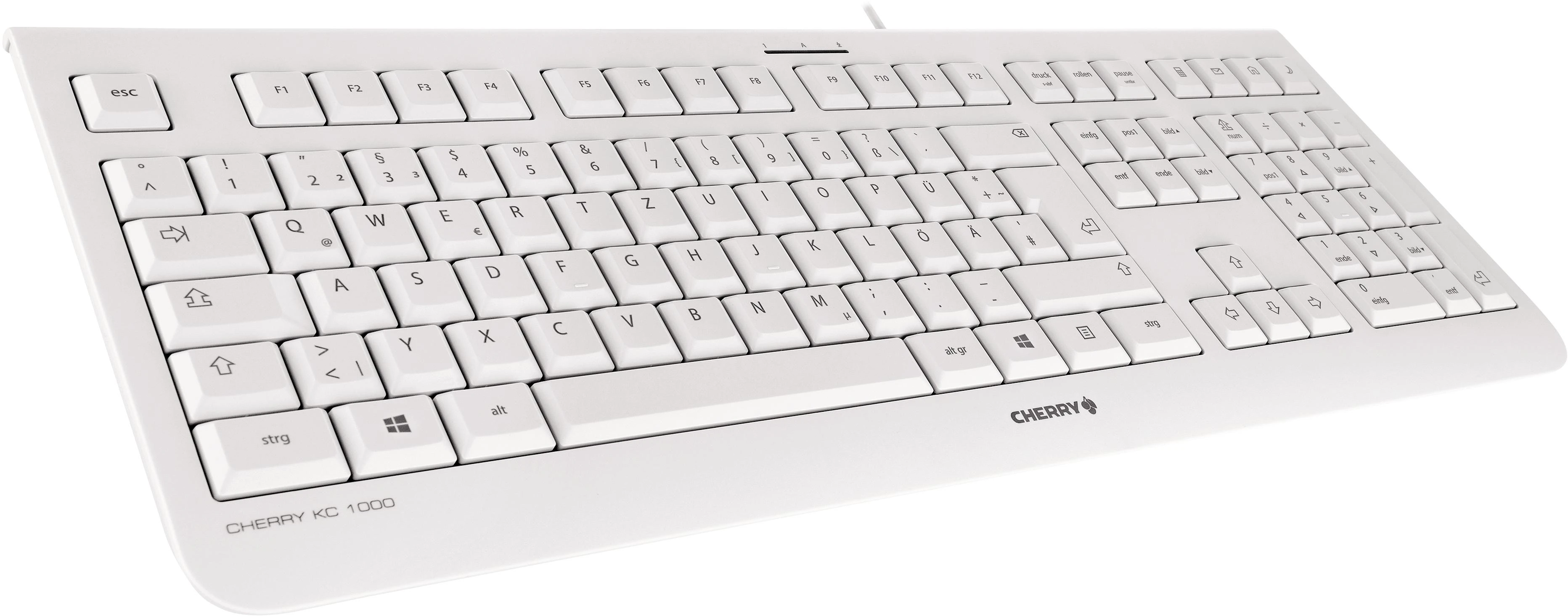 Klaviatūra CHERRY KC 1000 EU-išdėstymas, hellgrau