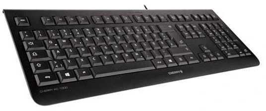 CHERRY KC 1000 Juodas - Klaviatūra USB SPANISH