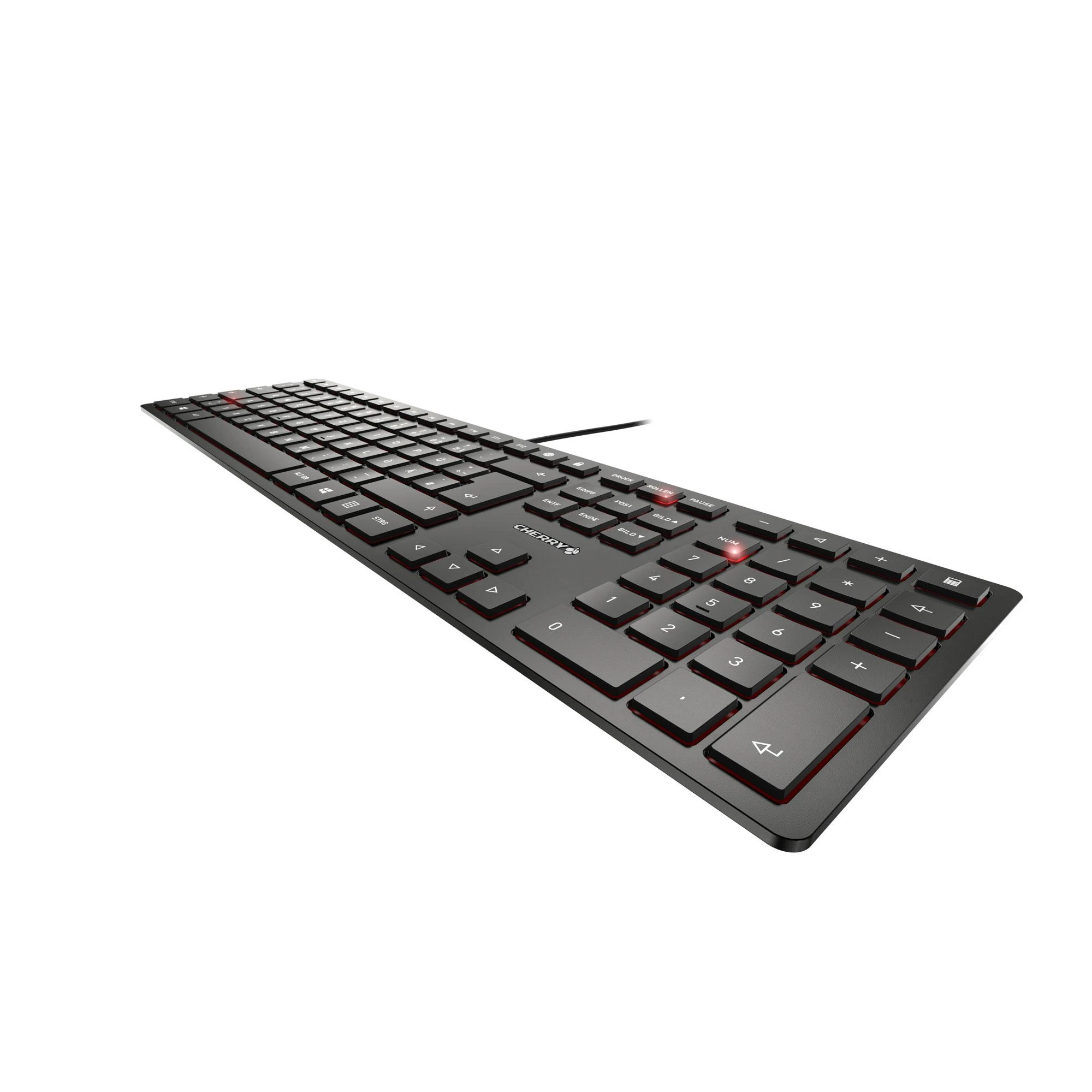 Plona klaviatūra CHERRY KC 6000 Slim, US išdėstymas