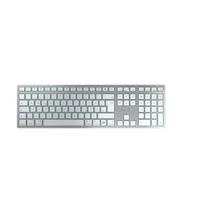 CHERRY KW 9100 SLIM - Klaviatūra - QWERTZ - Deutsch - baltas, Sidabrinė