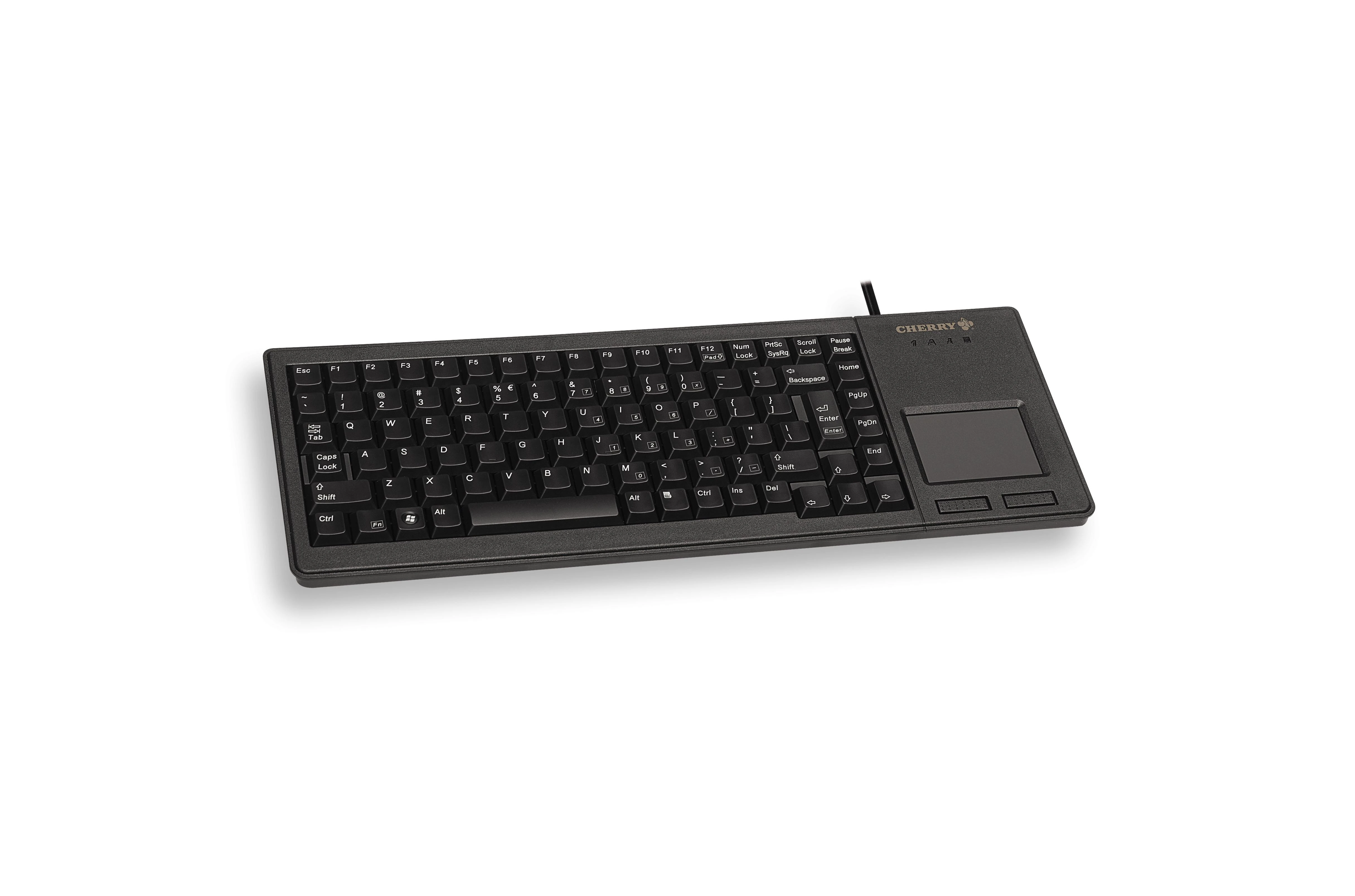 Klaviatūra Cherry Cherry ČERRY XS TOUCHPAD Juodas / KeyboARD USB FRENCH FR