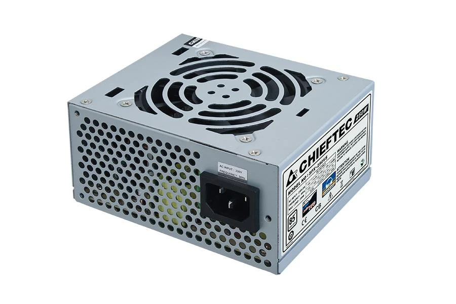 PSU Chieftec SFX SMART serija SFX-250VS, 250 W masinis, 8 cm ventiliatorius, aktyvus PFC